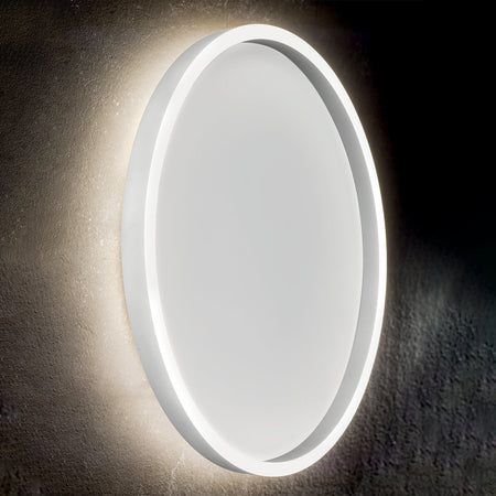 Plafoniera moderna Gea Luce AELA PP B LED alluminio metacrilato lampada soffitto