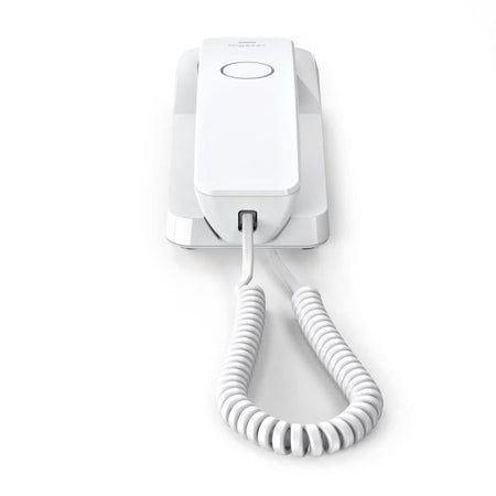 GIGASET DESK 200 (BIANCO) - TELEFONO CORDED - COMPATIBILE CENTRALINI TELEFONICI E APPARECCHI ACUSTICI