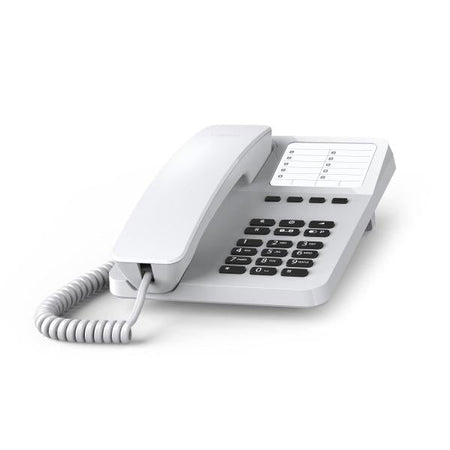 GIGASET DESK 400 (BIANCO) - TELEFONO CORDED - COMPATIBILE CENTRALINI TELEFONICI E APPARECCHI ACUSTICI