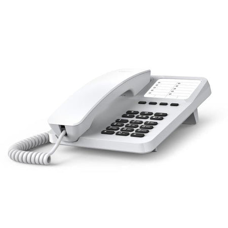 GIGASET DESK 400 (BIANCO) - TELEFONO CORDED - COMPATIBILE CENTRALINI TELEFONICI E APPARECCHI ACUSTICI