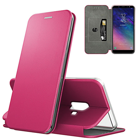 book y7 2018 con porta carte di credito chiusura magnetica  pink