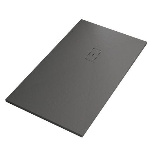 Piatto doccia in marmoresina Grigio Scuro effetto pietra cemento MAKA