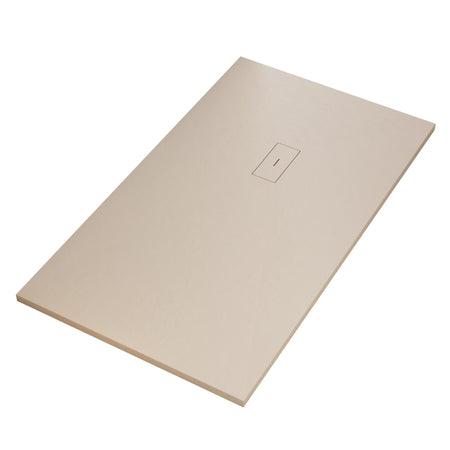 Piatto doccia in marmoresina Crema effetto pietra cemento MAKA