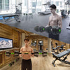 Kit 2in1 Bilanciere + Manubri Con Pesi Regolabili Componibili Tot 40 Kg Palestra