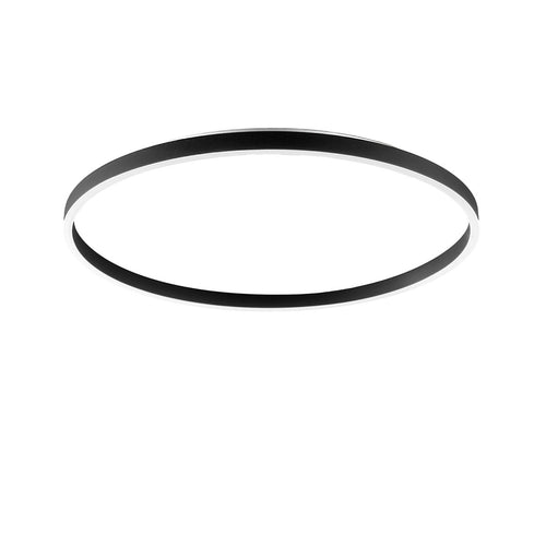 Plafoniera moderna Gea Luce AELA PM N LED alluminio metacrilato lampada soffitto