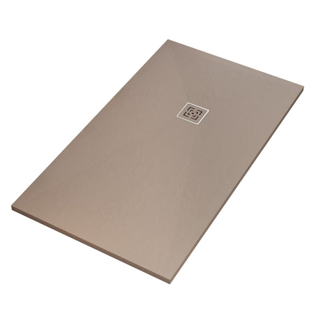 Piatto doccia in marmoresina Tortora effetto pietra cemento PASSION