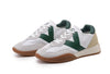 Kehnoo sneakers uomo vintage contemporanea white green KM9313