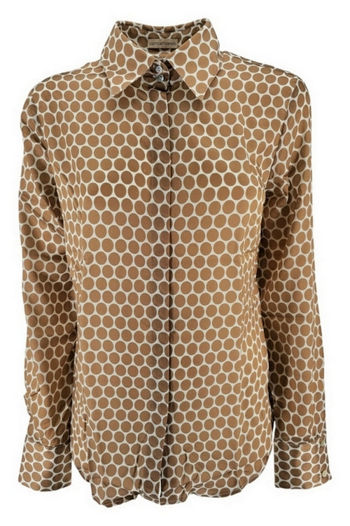 Camicetta Snob Camicie Cammello/avorio da donna