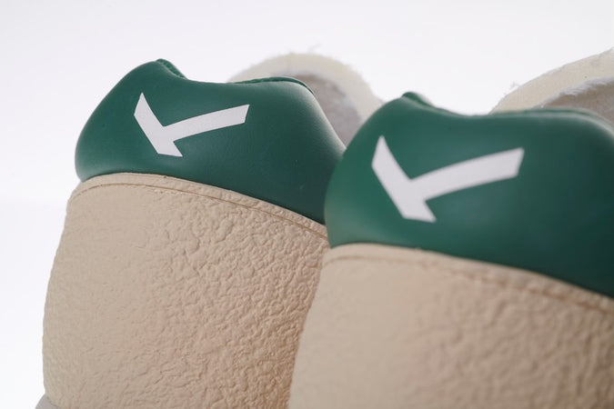 Kehnoo sneakers uomo vintage contemporanea white green KM9313