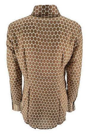 Camicetta Snob Camicie Cammello/avorio da donna