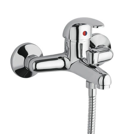 Gruppo vasca con doccia duplex cromato Squalo