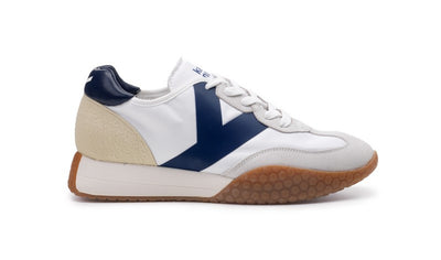 Kehnoo sneakers uomo vintage contemporanea white navy KM9313