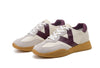 Khenoo sneakers uomo vintage contemporanea white bordeaux KM9753