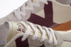 Khenoo sneakers uomo vintage contemporanea white bordeaux KM9753