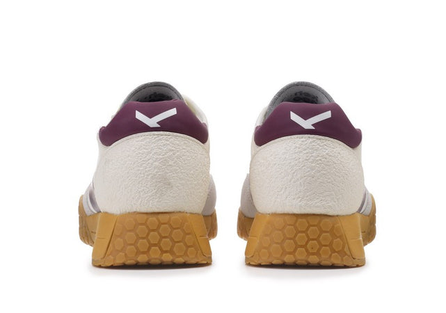 Khenoo sneakers uomo vintage contemporanea white bordeaux KM9753