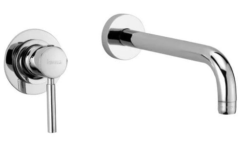 Gruppo lavabo a parete con bocca cromato Jackie