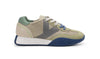 Kehnoo sneakers uomo vintage khaky avio beige KM9758