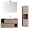 Mobile sospeso 90cm olmo, lavabo ceramico MOOD-755P