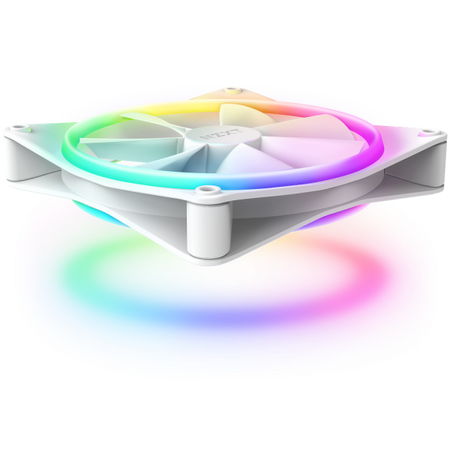 NZXT F140 RGB DUO Twin Pack Case per computer Ventilatore 14 cm Bianco 2 pz (NZXT F140 RGB DUO 140MM PWM 2PK WHT)