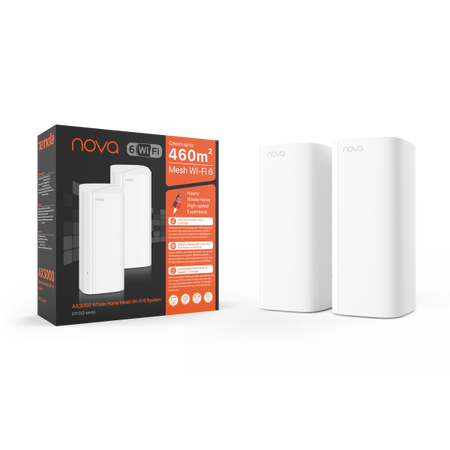 Tenda Sistema Home Mesh AX3000 Wi-Fi 6- 510mq- 2 pack