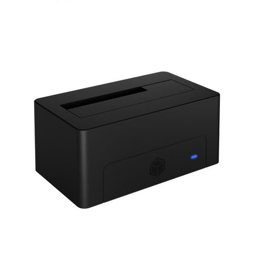 ICY BOX Docking Station per 1x 2-5 e 3-5 SATA I/II/III- USB 3.2 Gen 1- nero