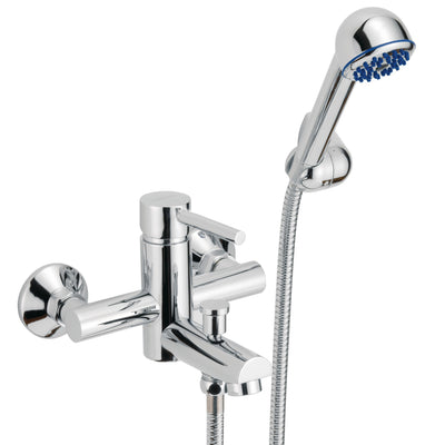 Gruppo vasca con kit doccia cromato Jackie