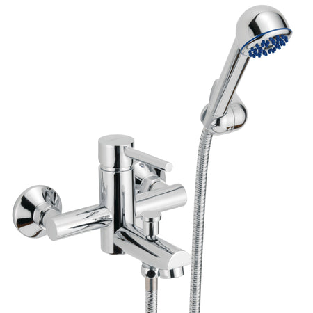 Gruppo vasca con kit doccia cromato Jackie