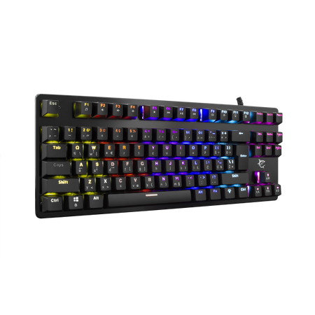 Tastiera Gaming Meccanica in Metallo RGB LED SPARTAN GK-1925