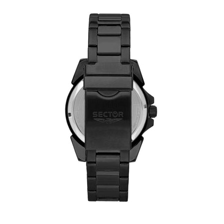 Orologio SECTOR uomo 450 data acciaio nero / gold