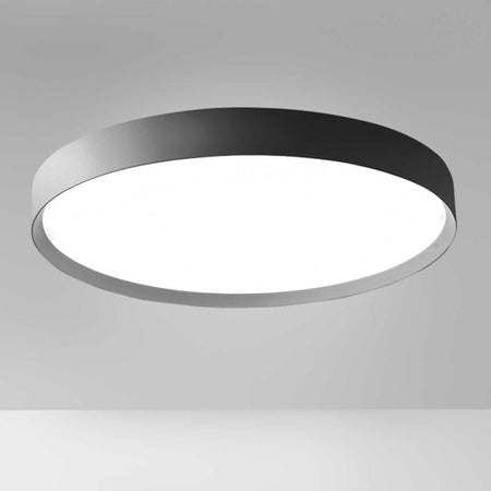 Plafoniera moderna Gea Luce AVA PG N LED alluminio metacrilato lampada soffitto