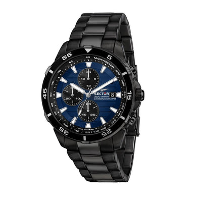 Orologio SECTOR uomo ADV 2500 cronografo acciaio nero / blu