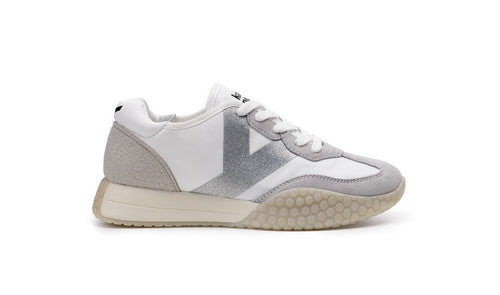 Kehnoo sneakers donna vintage white silver KW9312
