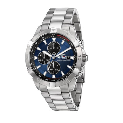 Orologio SECTOR uomo Adv 2500 cronografo acciaio / blu