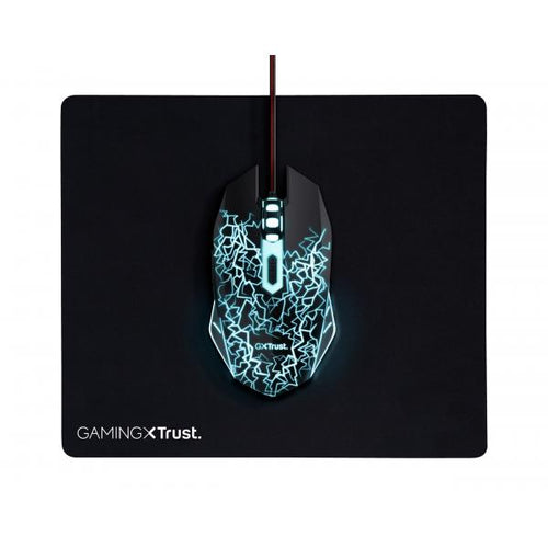 Trust Mouse Gaming Ottico Led Multicolr Usb Con Pad 24752