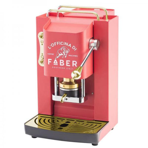 MACCHINA CAFFE FABER DELUXE CHERRY RED