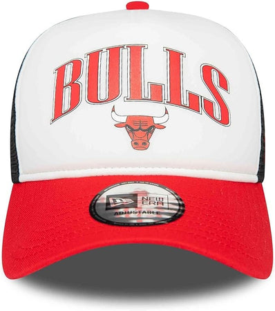 New Era Cappellino da Camionista Regolabile Retro Chicago Bulls Taglia Unica