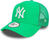 New Era A-Frame Mesh Trucker Cap - New York Yankees verde
