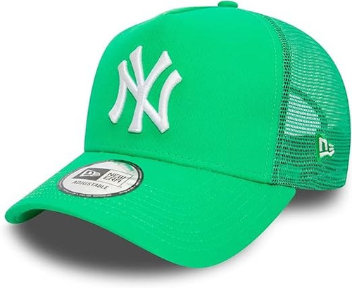 New Era A-Frame Mesh Trucker Cap - New York Yankees verde