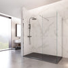 Box doccia due lati con ingresso libero 8mm anticalcare