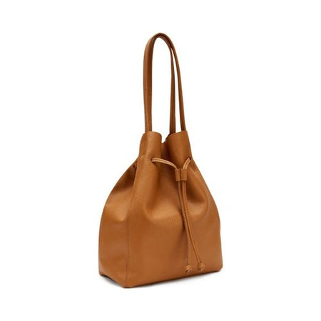 Frau borsa morbida a secchiello in pelle cuoio B403