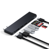 Satechi ST-HUCPHSD replicatore di porte e docking station per laptop USB 3.2 Gen 2 [3.1 Gen 2] Type-C Nero (Satechi USB-C Pro Hub Slim - Midnight)