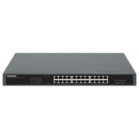 Gigabit Ethernet Switch 24-Porte PoE+ con 2 porte SFP