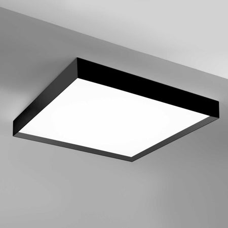 Plafoniera moderna Gea Luce AOI PG N LED alluminio metacrilato lampada soffitto