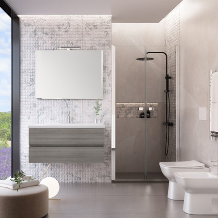 Mobile sospeso da 100cm Grigio Eucalipto MOOD-756