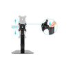 Supporto da Tavolo Stand per Monitor 15-32'' con Molla a Gas Regolabile e Base