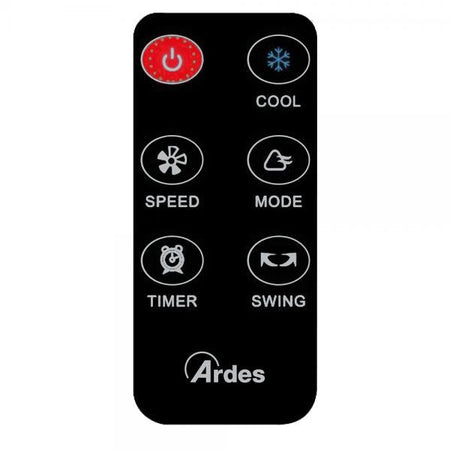 ARDES PENNY Q-BLACK (AR5AMR08) - RAFFRESCATORE EVAPORATIVO CON TIMER