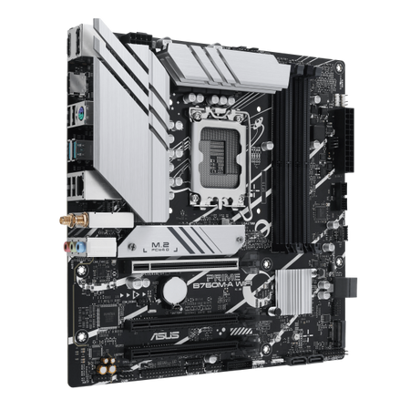 MB Asus 1700 Intel PRIME B760M-A WIFI- PCIe4- 2xM.2- 4xDDR5- DP- 2xHDMI- SATA6- USB3.2 Gen2 & Gen1- mATX