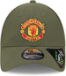 New Era Cappello 9Forty Strapback REPREVE Manchester United Olive