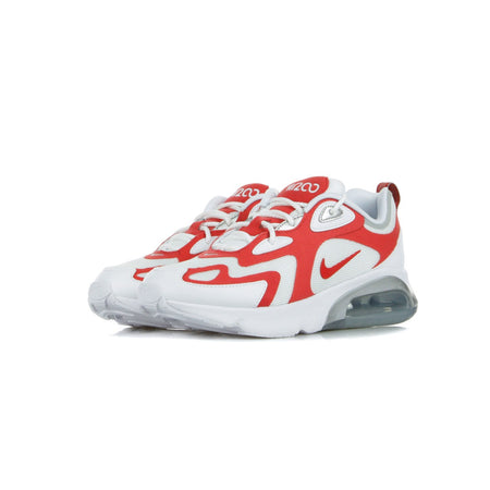 Nike Scarpa Bassa Uomo Air Max 200 White/university Red/metallic Silver da uomo