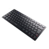 KW 9200 MINI tastiera USB + RF Wireless + Bluetooth QWERTZ Tedesco Nero